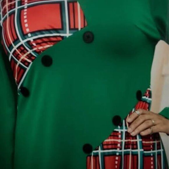 Ladies Size 2X design  dress - Picture 6 of 10